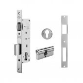 Kale 155U 20 mm Standart Silindirli Nikel Daire Kilidi Makaralı - 1
