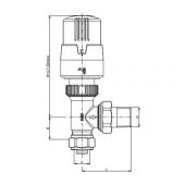 Eca Termostatik Radyatör Valfi Köşe Pex Trv4 16x2 602120780 - 2