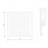 Tema 55270 Tetra Tepe Duş Başlığı - 2