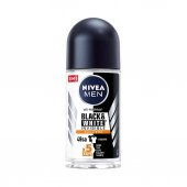 Nivea Men Black & White Invisible Güçlü Etki 48H Erkek Roll-On 50 ml - 1
