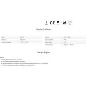 Cata CT-2577 21 Amper Şerit LED Trafosu 250W Slim Model 3 Çip - 2