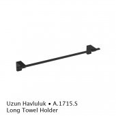 Duxxa Deppot F1 Mat Siyah Uzun Havluluk A.1715.S - 1