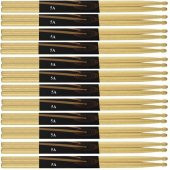 Chroma Baget - Davul - 12 Adet  Bateri Bageti Drumsticks ( Çift ) 5A - 1