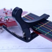 Chroma Kaliteli METAL Gitar Bağlama Saz Kaposu - Capo Kelepçe & Sağlam Metal - 2