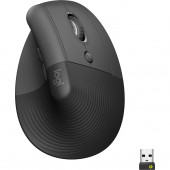 Logitech Lift Sessiz Kablosuz Ergonomik Dikey Mouse - Siyah (910 006473) - 1