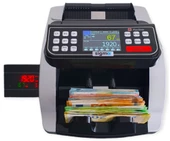 Sigma Plus Silver Tl,Euro Karışık USD Adet Sayım, Sahte Kontrol Özellikli ( Sesli Bildirimli ) Para Sayma Makinesi - 2
