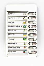 Yaz Tatili Etkinlikleri Kontol Listesi Eğitici Oyuncak Ahşap Yapılacaklar Listesi - 2