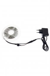 Mutfak Tezgah Üstü Için 2 m Beyaz Şerit Led12v Adaptör Tak Çalıştır Aç Kapa Anahtar 3 Çip - 1