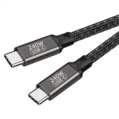 QG02 Type-C to Type-C PD 3.1 Data Kablosu 240W 480Mbps 1.5 Metre - 6