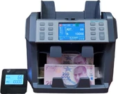 Semtom ST-4025 Çift Katlı Karışık Para Sayma Makinesi 10 Para Birimi, Dahili Yazıcı, Çift CIS Sensör, Otomatik Tanıma ve Seri Numara Okuma - 1