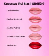 Kalıcı Matte Haghs Long Lasting Liquid Lipstick Ruj 6lı Adetli Set - 4