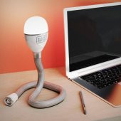BLACK+DECKER BDCFSL01 Black + Decker Snake Light 2 Ayar Kademeli Esnek ve Şarj Edilebilir Lamba, Yılan Işık - 8