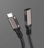Extension USB3.2 Type-C PD Uzatma Kablosu 100W 20Gbps 4K@60Hz 0.2 Metre - 11