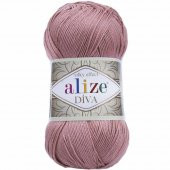 Alize Diva El Örgü İpi 354 Gül - 1