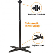 Minisan Sr-3000 Elektrikli Soba Infrared Isıtıcı Ayak Dahil Minisan - 2