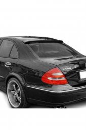 Mercedes W211 Cam Üstü Boyalı Piona Black Boyalı Spoiler - 3
