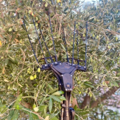 SUWAR ZN23 Akülü Zeytin Çırpma Makinesi Yeni Nesil Devir Ayarlı + Akülü Testere Hediyeli - 5