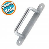 El Tutamağı Çekme Kolu Kapı Kolu Tutma Kulbu 18,5 cm Krom Metal Kulp Kapı Tutamağı - 1