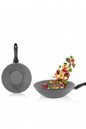 Cory Y.y.wok Tava - 28cm -gri thumbnail 1