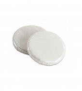 500 Adet Otel Mini Buklet Sabunu Sargılı 15 Gr Beyaz Yuvarlak Pileli Promosyon Hediye Reklam - 1