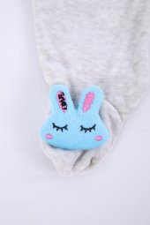 Kadife Oyuncaklı Kız Erkek Bebek Çocuk Pantolon Tavşan - 6