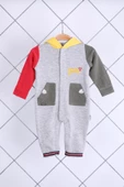 Babyhola Kız Erkek Çıtçıtlı Kapüşonlu Şardonlu Kışlık Tulum 12644 - 1
