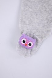 Kadife Oyuncaklı Kız Erkek Bebek Çocuk Pantolon Baykuş - 3