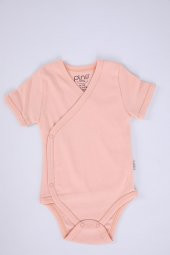 Babyhola 3'lü %100 Pamuk Body Kız Erkek Bebek Kısa Kol Kruvaze Çıtçıtlı Badi Zıbın 3'lü Set 34951 - 7