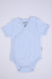 Babyhola 3'lü %100 Pamuk Body Kız Erkek Bebek Kısa Kol Kruvaze Çıtçıtlı Badi Zıbın 3'lü Set 34951 - 10