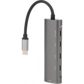 DAYTONA FC25 5li USBType-C DOCKING STATION (Giriş:USB Tip-C => Çıkış:3xType-C+1xUSB3.0+PD) - 2