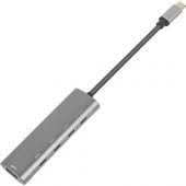DAYTONA FC25 5li USBType-C DOCKING STATION (Giriş:USB Tip-C => Çıkış:3xType-C+1xUSB3.0+PD) - 3