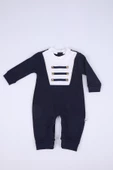 Babyhola %100 Pamuk Uzun Kollu Erkek Bebek Çocuk Tulum Mevsimlik Baharlık Yenidoğan 2387 - 1