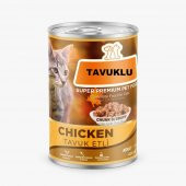 Hayal Sepeti Kedi Konservesi tavuk etli  Sulu Parçalı - 400 Gr - 1