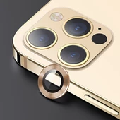 USAMS İphone 12 Pro 3D Metal Çerçeveli Kamera Lens Koruyucu - 4