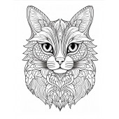 Kedi Mandala Boyama Kitabı (Kedigiller Familyası) - 3