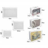 Bavul İçi Organizer Seti - Yatak Odası Organizer Set - Makyaj Organizer Mini Hurçlar (6 Parça) thumbnail 5