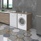 Kenzlife çamaşır&kurutma&bulaşık makinesi dolabı naumkare crd 90*140*60 kapaksız arkalıksız - 1