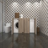 Kenzlife çamaşır&kurutma&bulaşık makinesi dolabı tatyanakare crd 90*140*60 kapaklı arkalıksız thumbnail 1