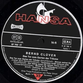 Bernd Clüver – Das Tor Zum Garten Der Träume pop plak alithestereo - 3