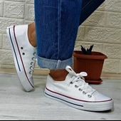 Fiyra 554 Beyaz Kısa Unisex Sneaker Keten Spor Ayakkabı - 5