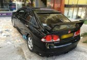 Honda Civic FD6 Cam Üstü Spoiler Pianoblack 2006-2011 - 2