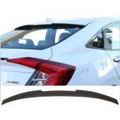 Honda Civic Fc5 ( 2016-2020 ) Abs Plastik   Cam Üstü Piano Black Spoiler - 2
