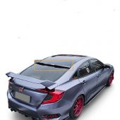 Honda Civic Fc5 ( 2016-2020 ) Abs Plastik   Cam Üstü Piano Black Spoiler - 3