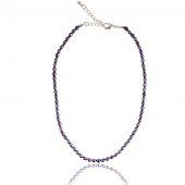 STONEAGE Siyah İnci Doğal Taş Aşk Bayan Kolye thumbnail 2