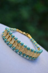 STONEAGE JEWELLERY Turkuaz TuğraIı Bileklik thumbnail 2