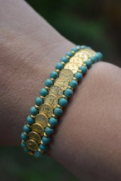 STONEAGE JEWELLERY Turkuaz TuğraIı Bileklik thumbnail 3