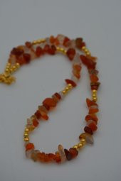 STONEAGE YEMEN AKİĞİ DOĞALTAŞLI KOLYE thumbnail 1