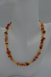 STONEAGE YEMEN AKİĞİ DOĞALTAŞLI KOLYE thumbnail 2