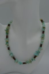 STONEAGE AMAZONİT VE HEMATİT TAŞLI KOLYE thumbnail 2