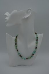 STONEAGE AMAZONİT VE HEMATİT TAŞLI KOLYE thumbnail 3